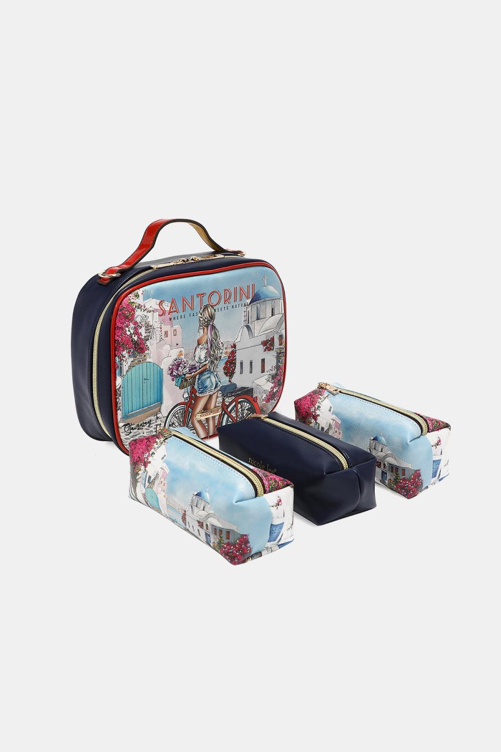 Nicole Lee USA Printed Handbag with Three Pouches Carauana Store