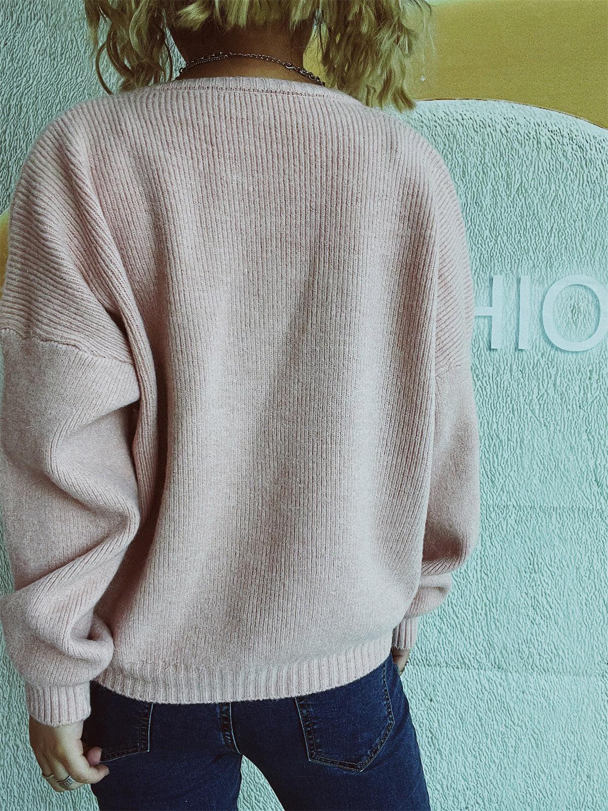 Button Up Long Sleeve Cardigan Carauana Store