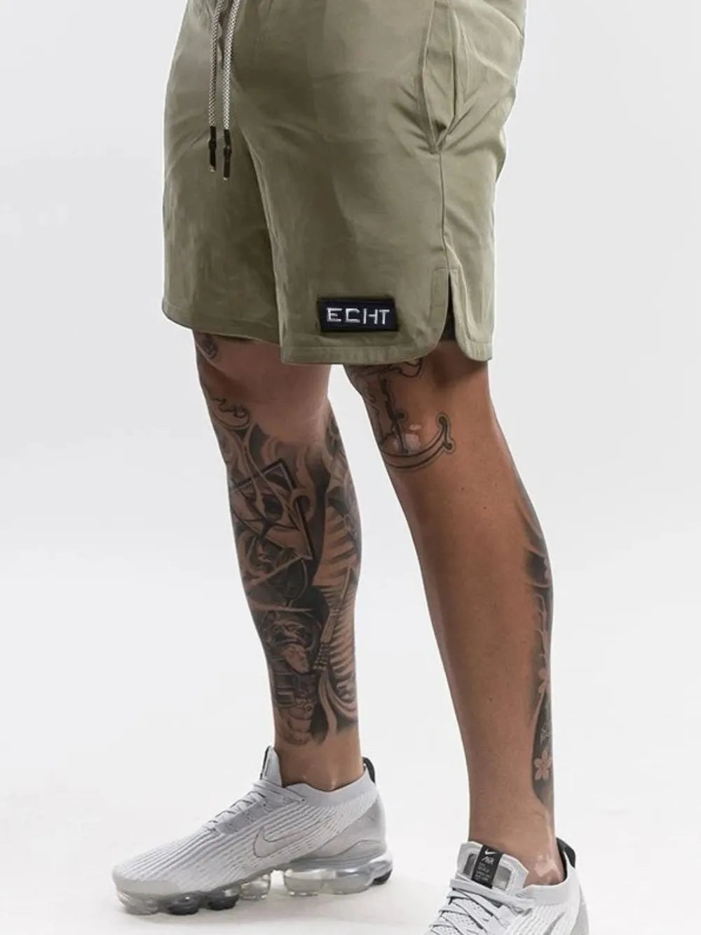 Men's Plus Size Drawstring Shorts with Pockets