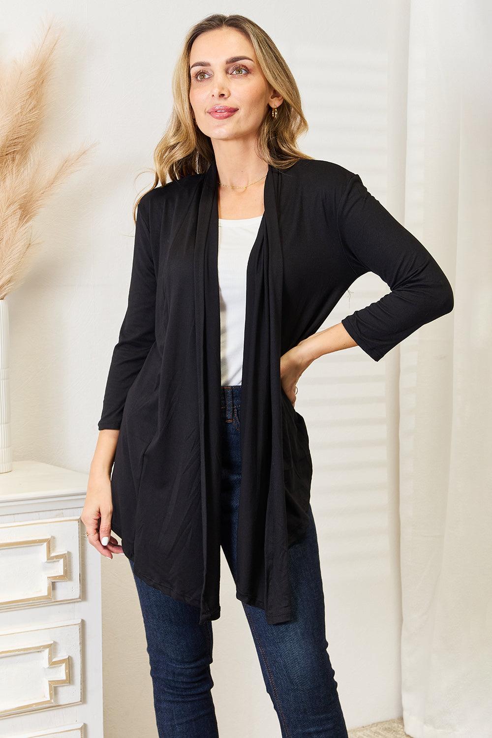 Culture Code Full Size Open Front Cardigan Carauana Store