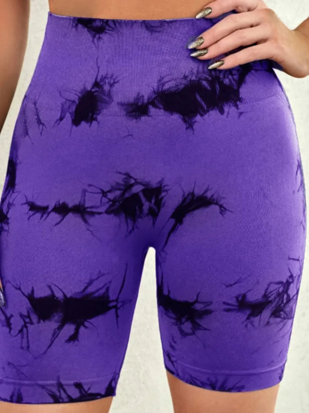 Tie-Dye High Waist Active Shorts Carauana Store