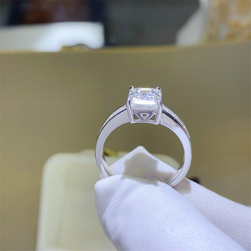 3 Carat Moissanite 925 Sterling Silver Ring Carauana Store