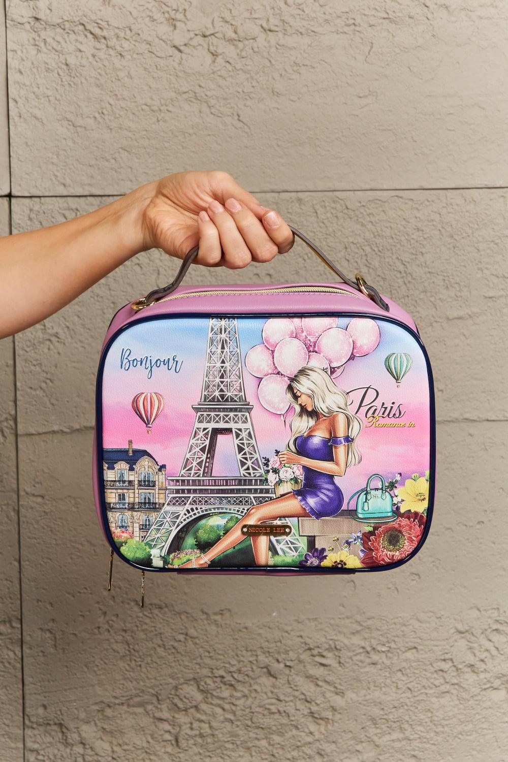 Nicole Lee USA Printed Handbag with Three Pouches Carauana Store