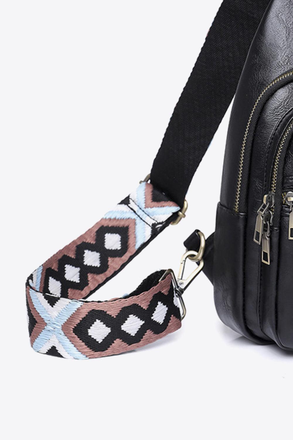 Adored It's Your Time PU Leather Sling Bag Carauana Store