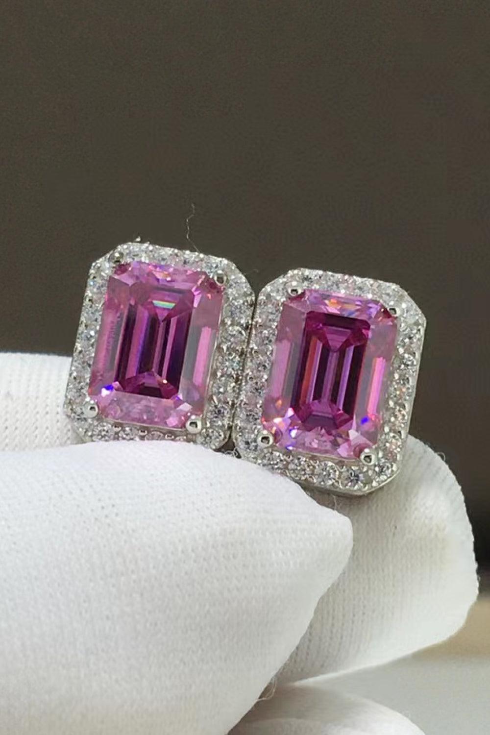 Shiny and Elegant 2 Carat Moissanite Stud Earrings Carauana Store
