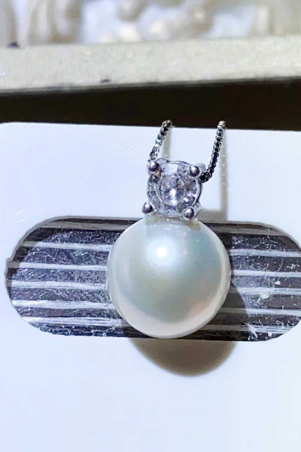 Freshwater Pearl 925 Sterling Silver Necklace Carauana Store