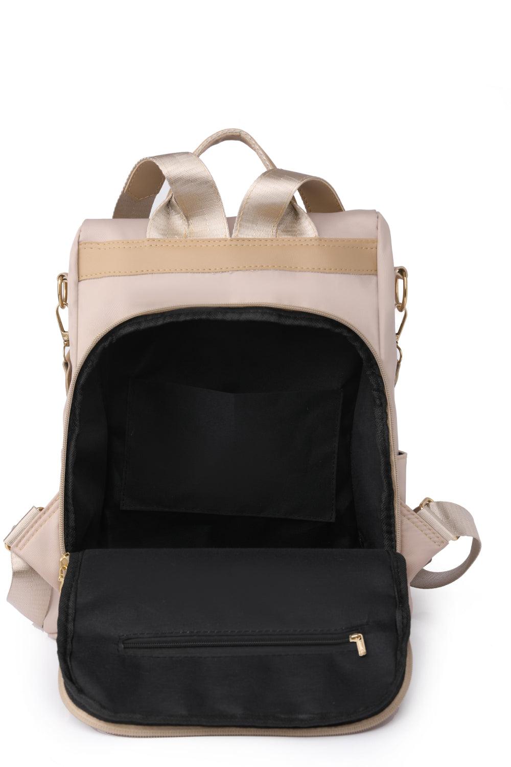 Zipper Pocket Beaded Backpack Carauana Store