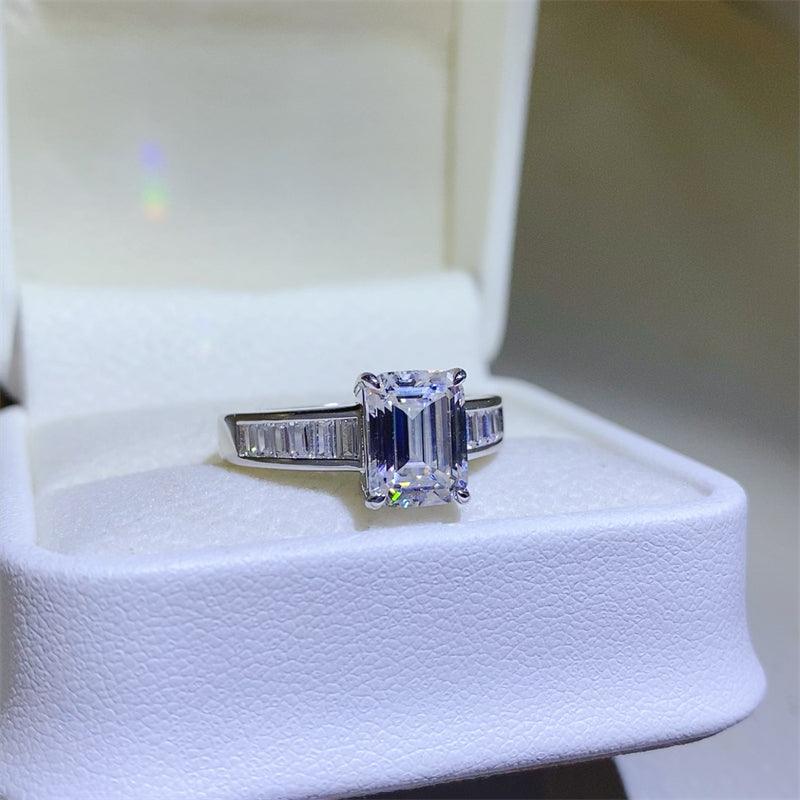 3 Carat Moissanite 925 Sterling Silver Ring Carauana Store