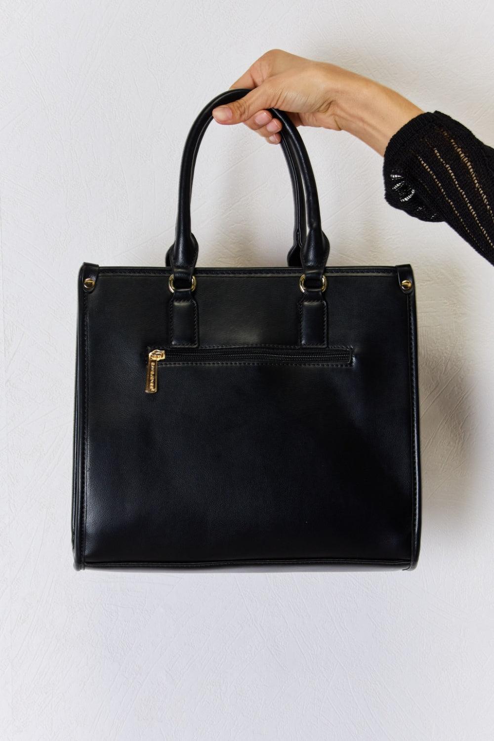 David Jones Argyle Pattern PU Leather Handbag Carauana Store