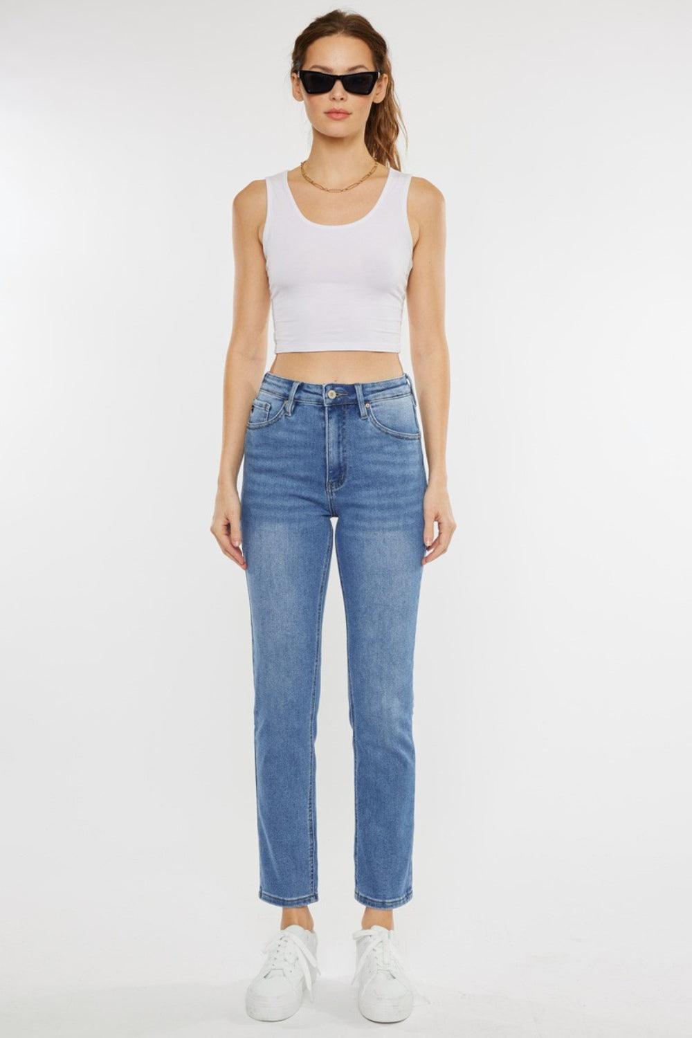 Kancan Full Size Cat's Whiskers High Waist Jeans Carauana Store