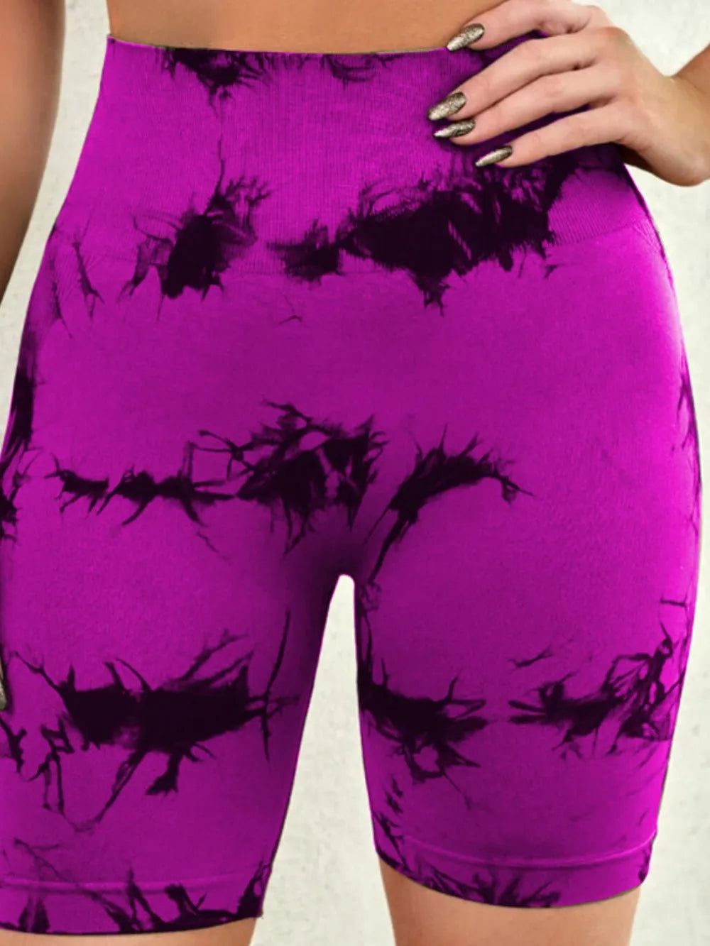 Tie-Dye High Waist Active Shorts Carauana Store