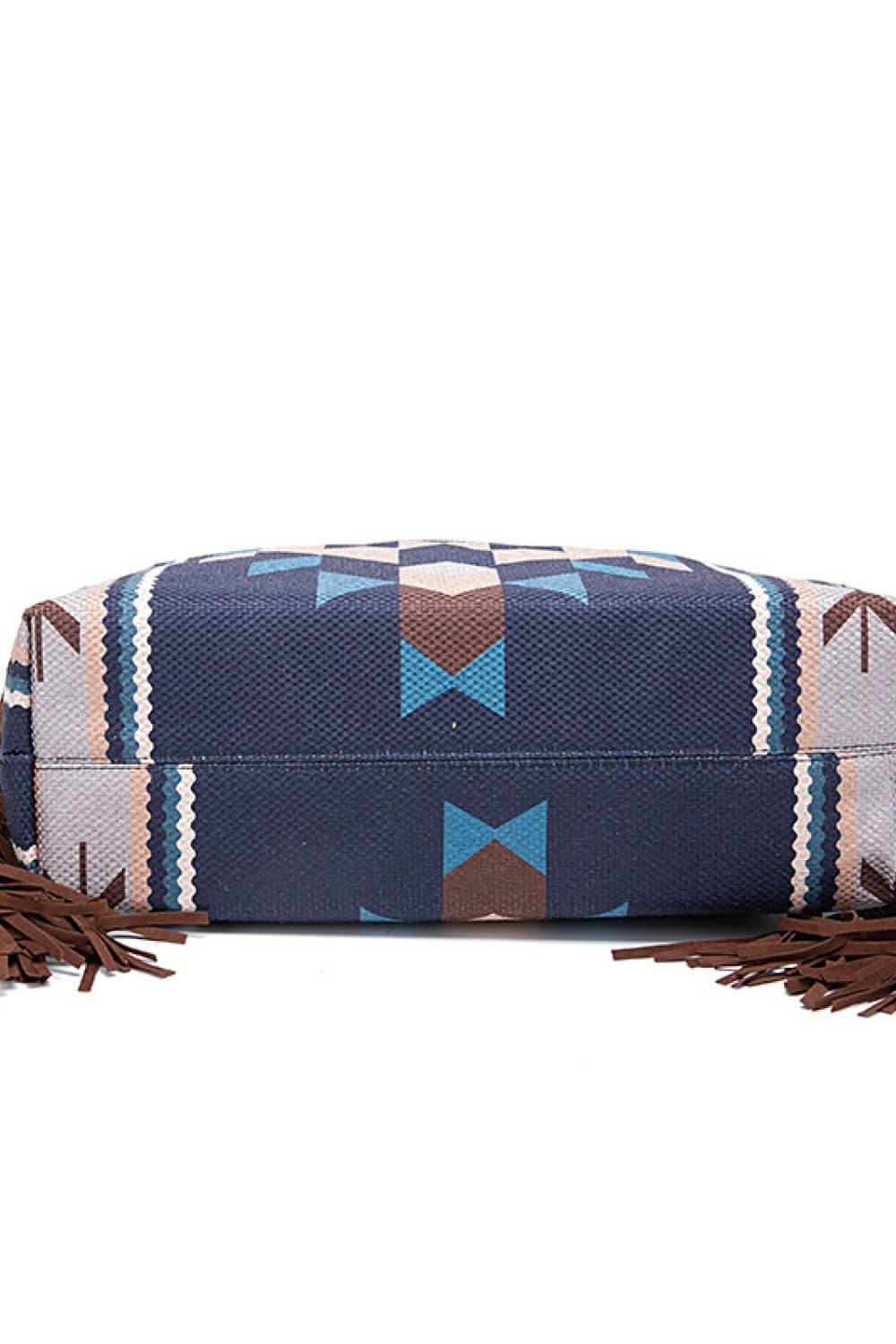 Geometric Canvas Tote Bag Carauana Store