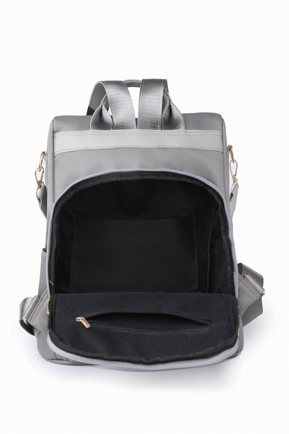 Zipper Pocket Beaded Backpack Carauana Store