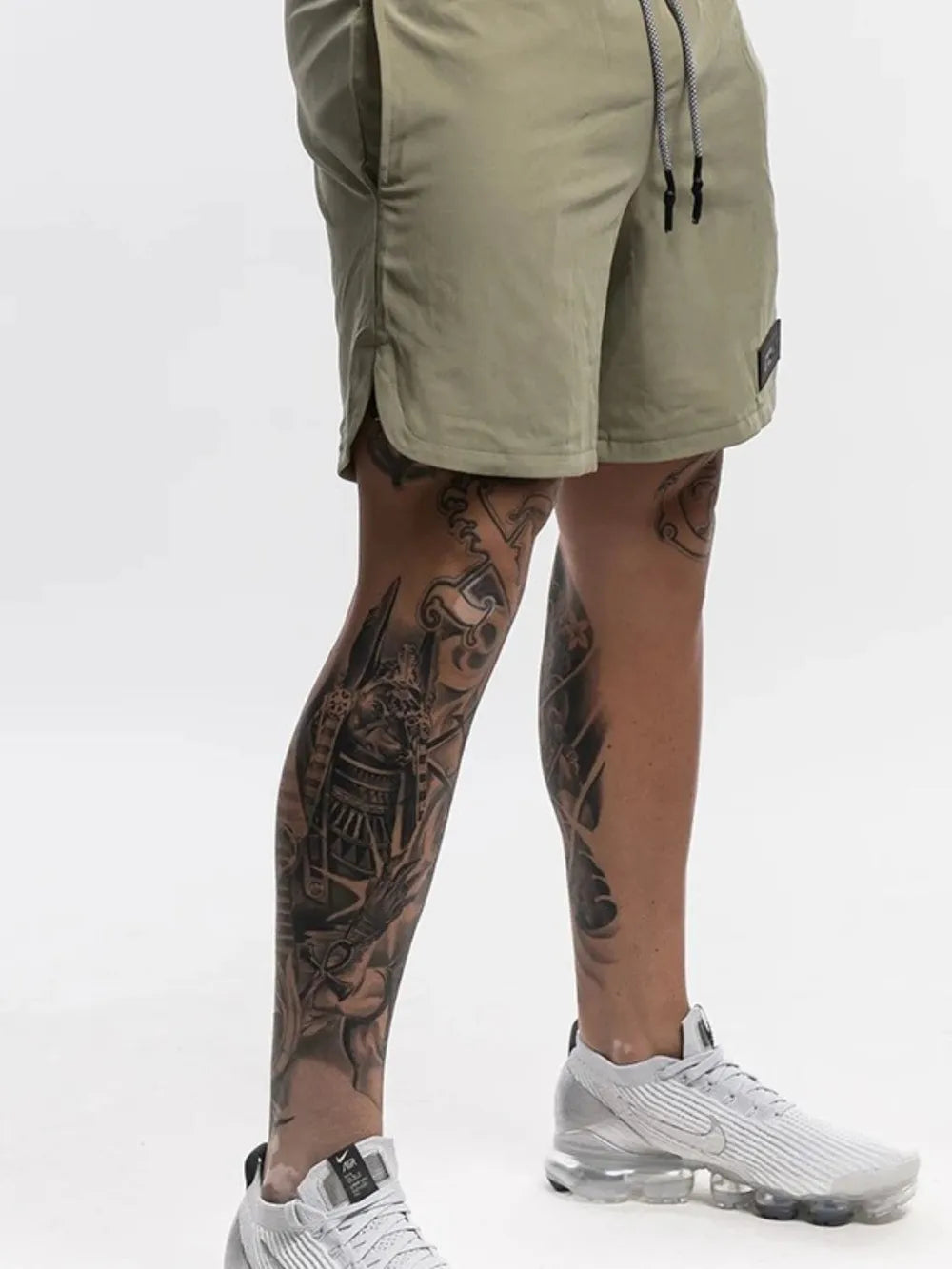 Men's Plus Size Drawstring Shorts with Pockets