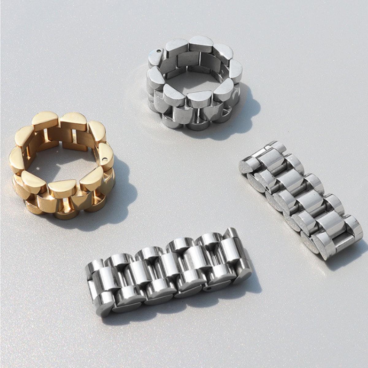 Plated Titanium Steel Ring Carauana Store