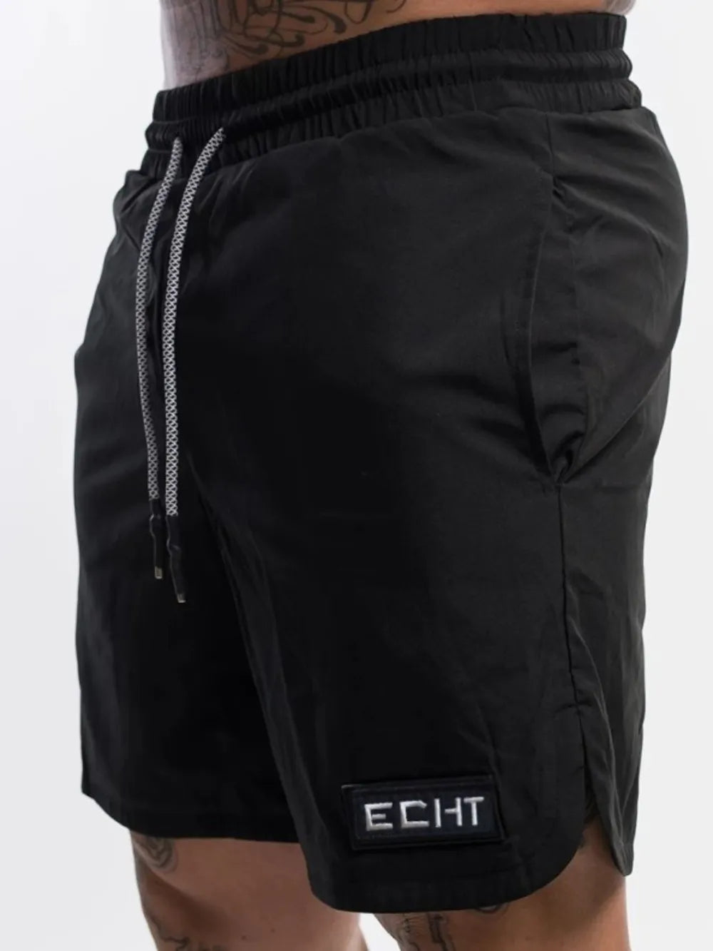 Men's Plus Size Drawstring Shorts with Pockets