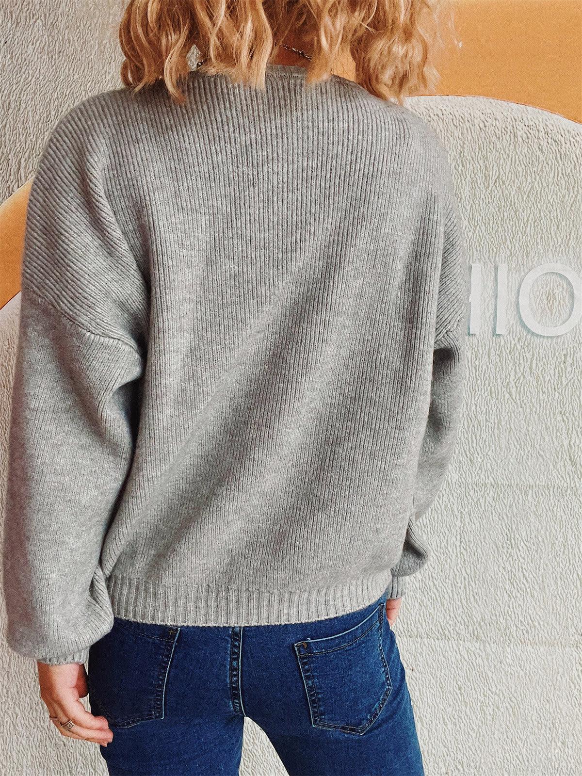 Button Up Long Sleeve Cardigan Carauana Store