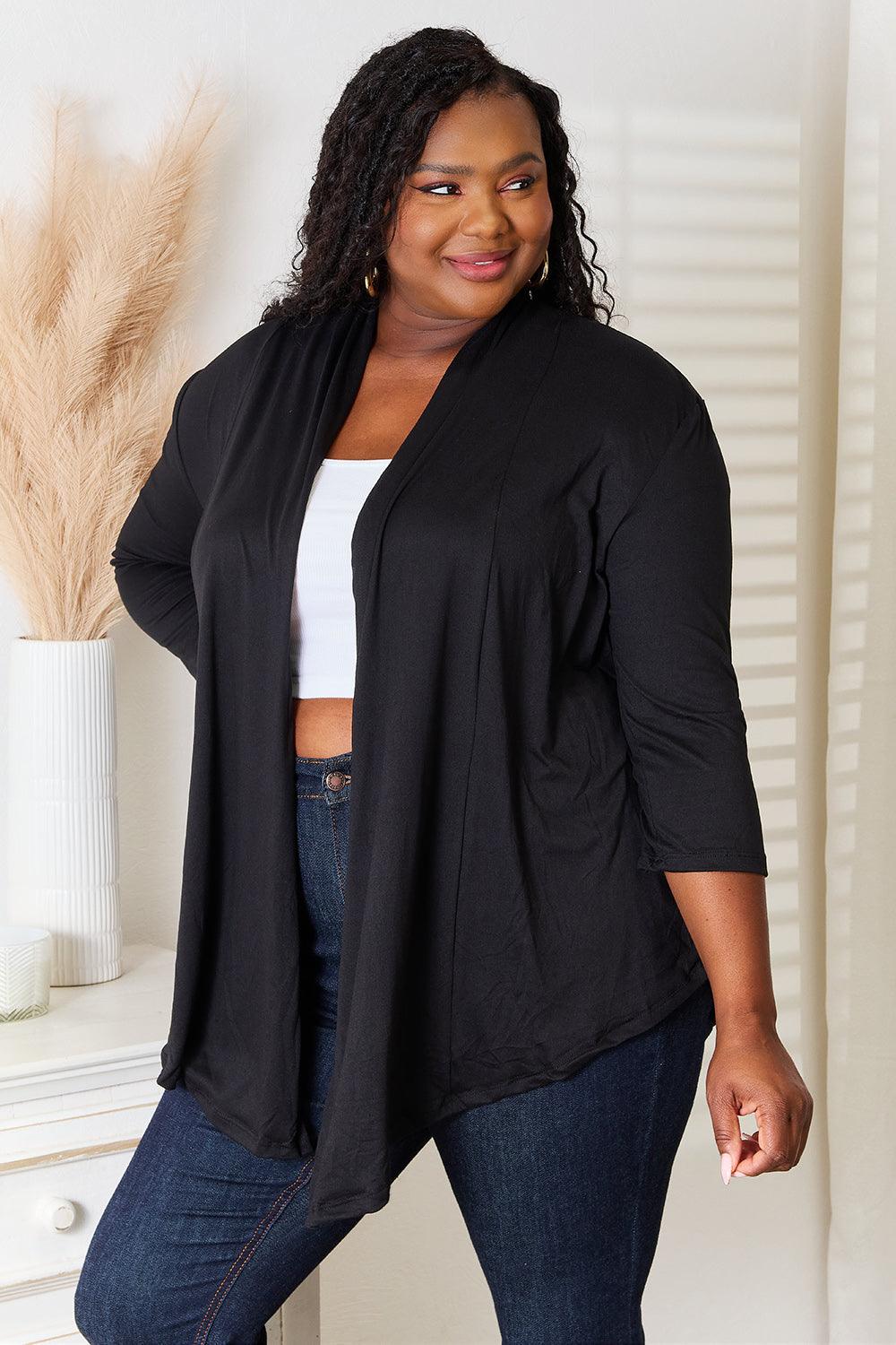 Culture Code Full Size Open Front Cardigan Carauana Store