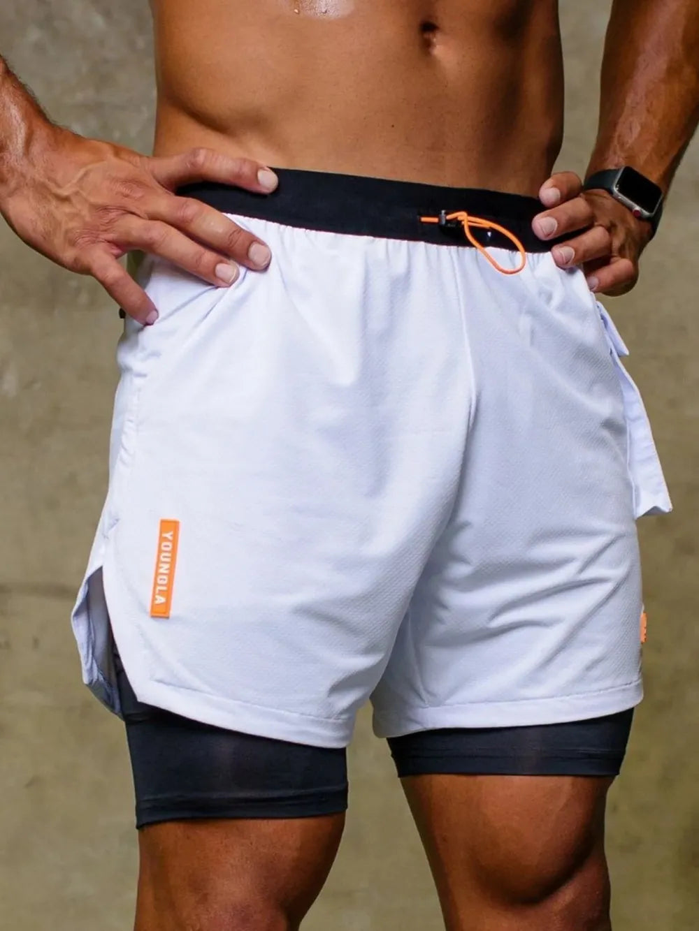 Men's Plus Size Drawstring Shorts Carauana Store