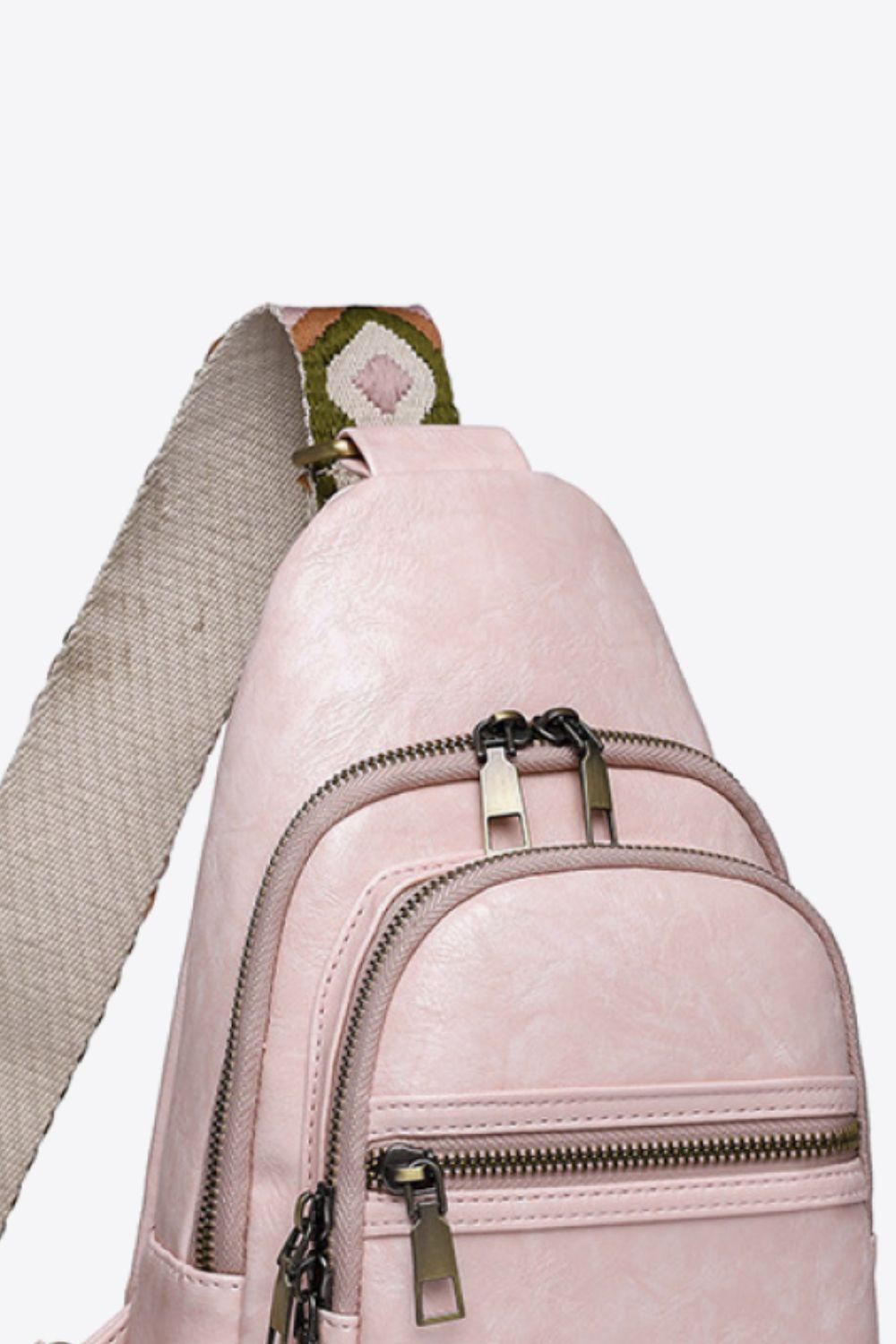 Adored It's Your Time PU Leather Sling Bag Carauana Store