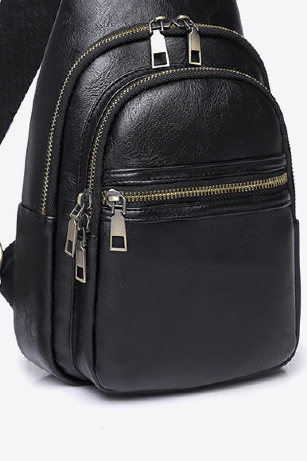 Adored It's Your Time PU Leather Sling Bag Carauana Store