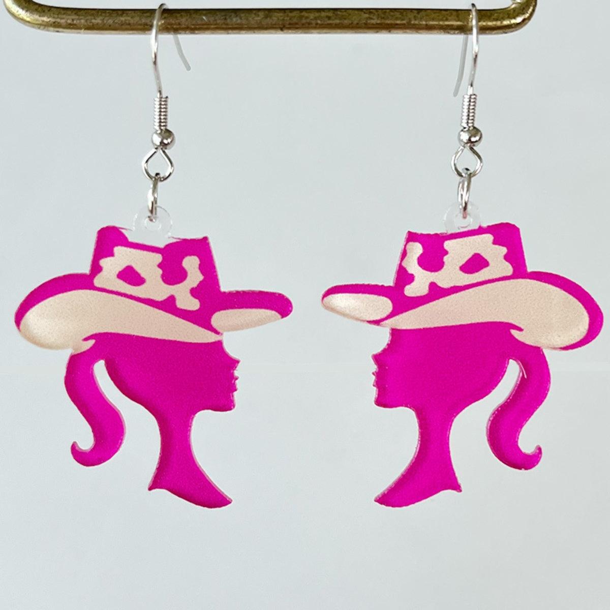Geometric Shape Acrylic Dangle Earrings Carauana Store