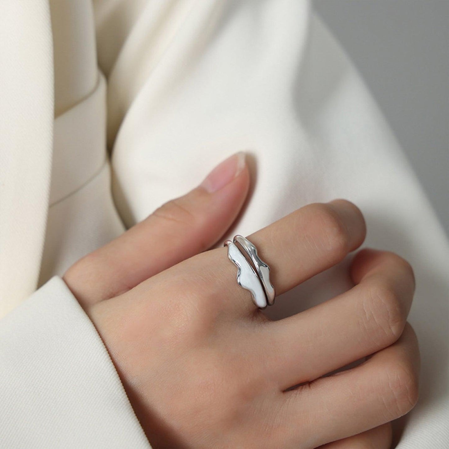 18K Gold-Plated Open Ring Carauana Store