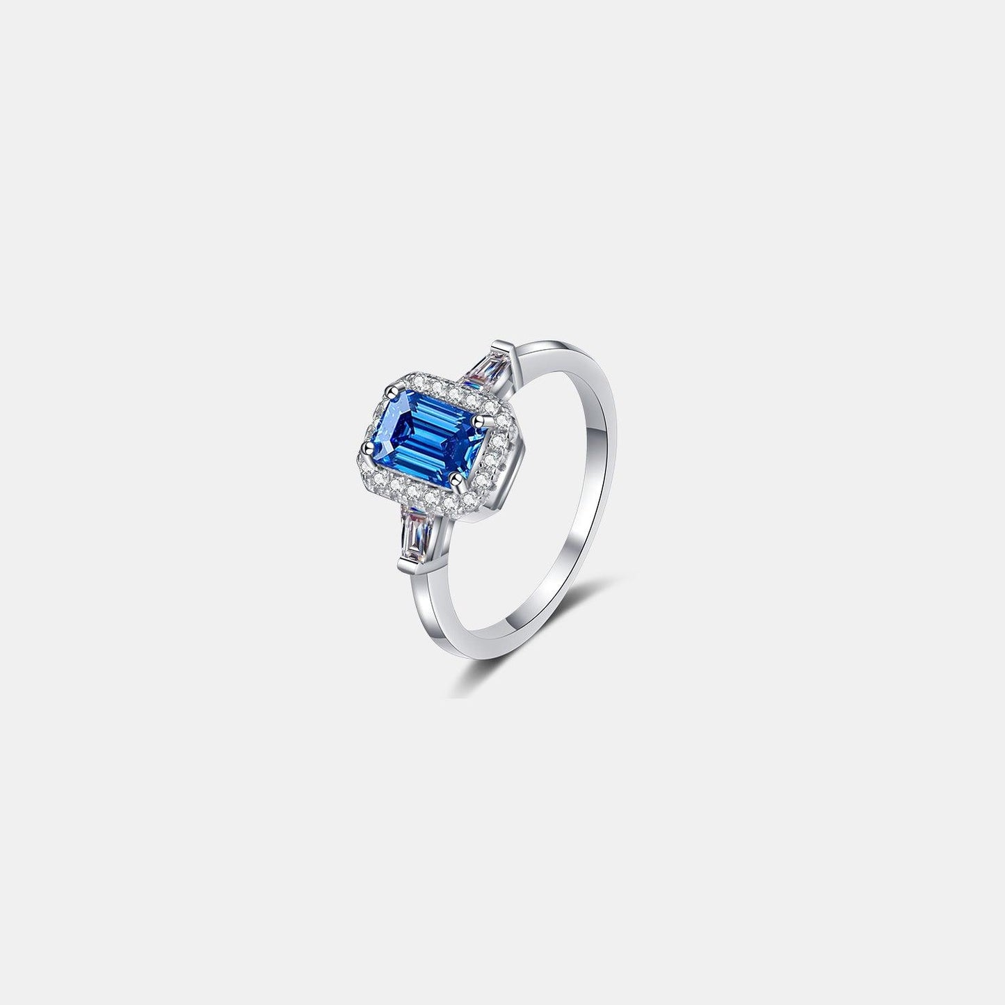 1 Carat Moissanite 925 Sterling Silver Ring Carauana Store
