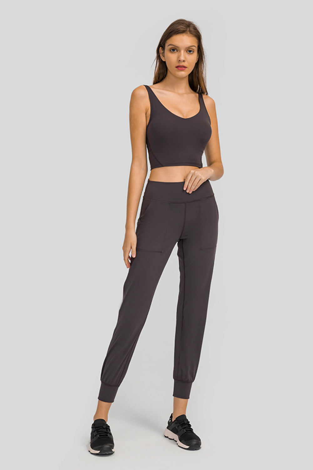 Millennia Wide Waistband Slant Pocket Pants Carauana Store