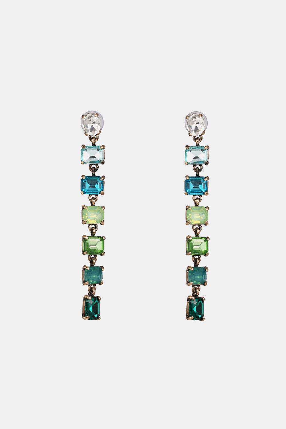 Geometrical Shape Resin Dangle Earrings Carauana Store