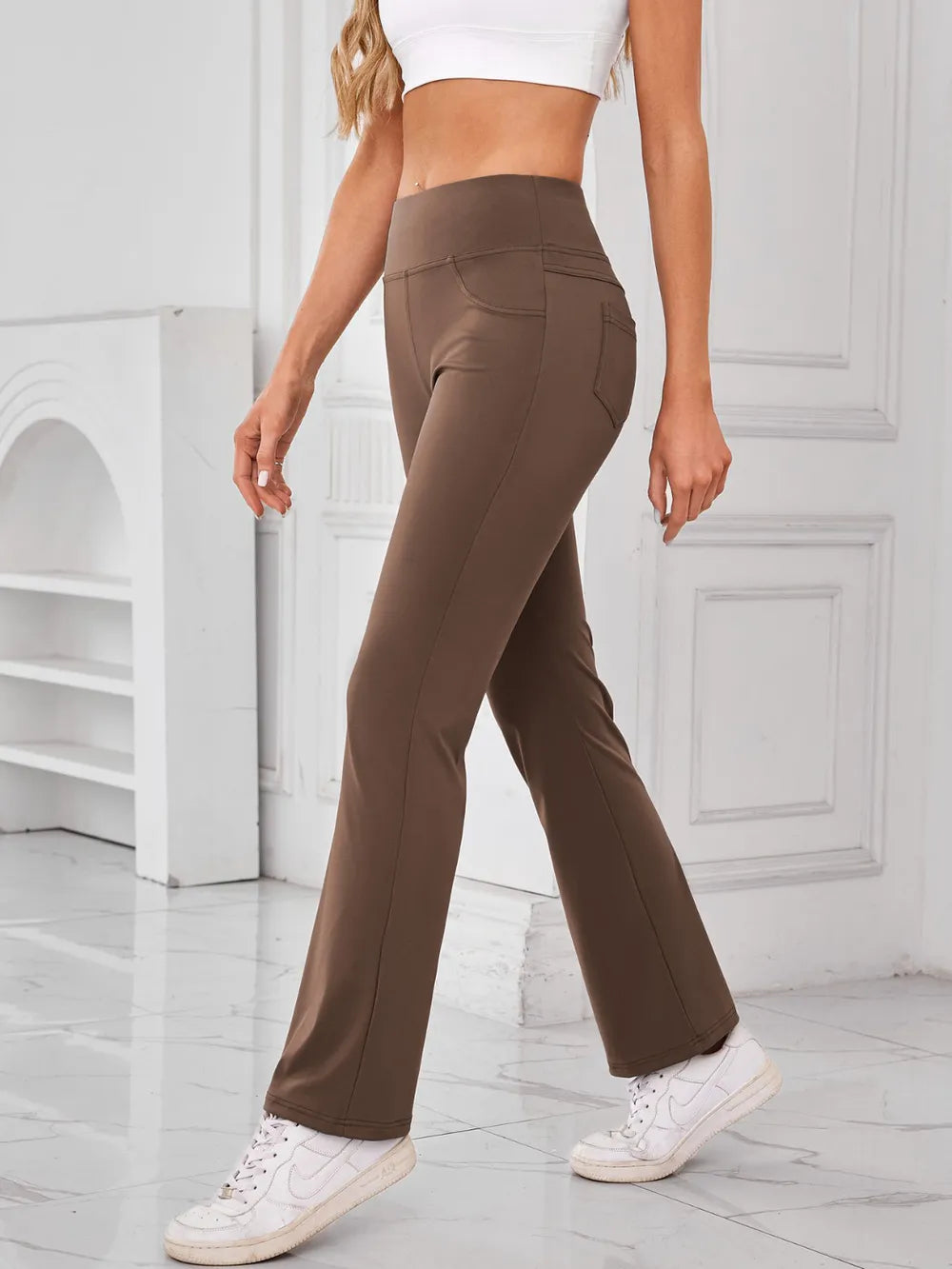 Lovelet High Waist Active Pants with Pockets Carauana Store