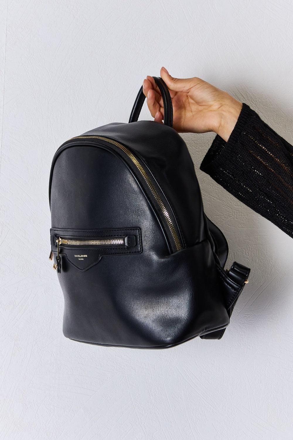 David Jones PU Leather Backpack Carauana Store