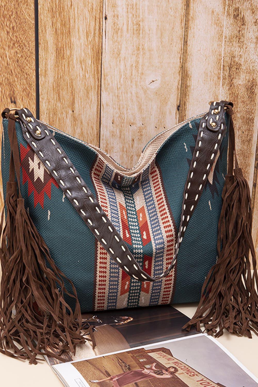 Geometric Canvas Tote Bag Carauana Store