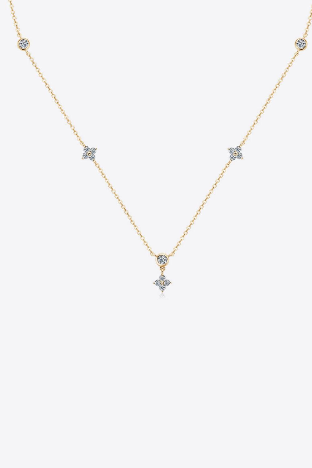 Moissanite 925 Sterling Silver Necklace Carauana Store