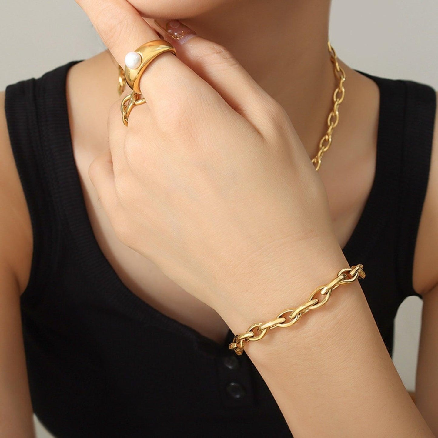 Titanium Steel Chain Bracelet Carauana Store