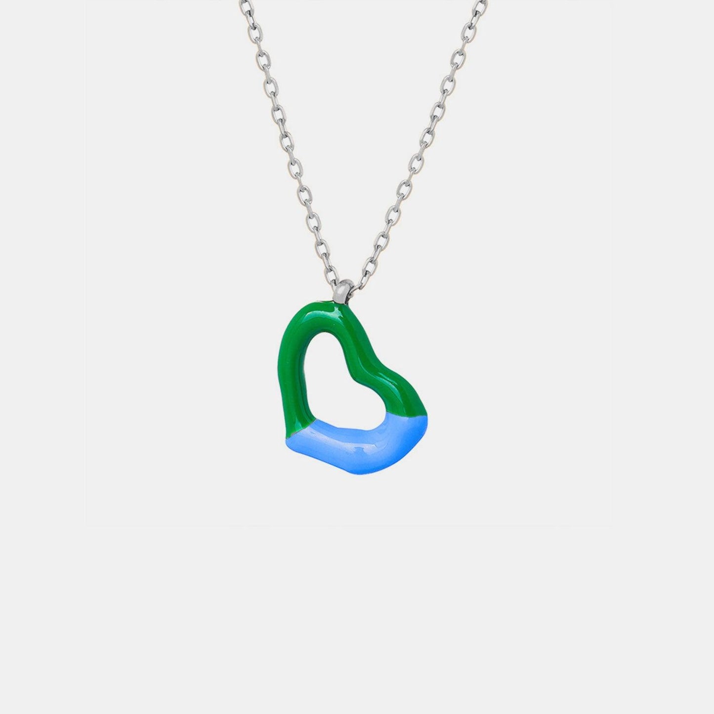 Heart Pendant Titanium Steel Necklace Carauana Store