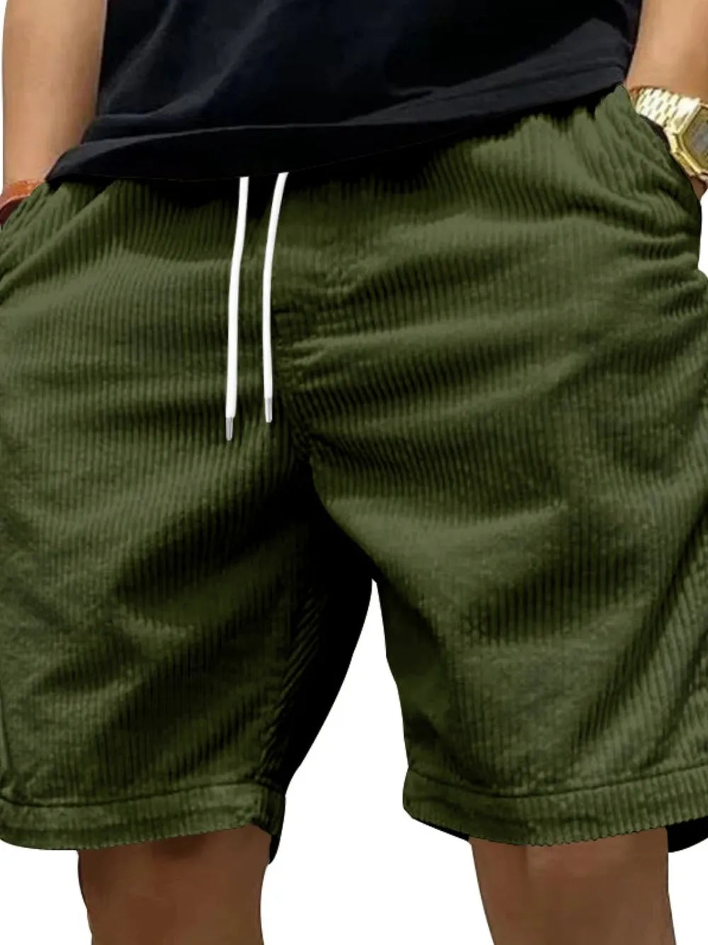 Men's Drawstring Shorts with Pockets
