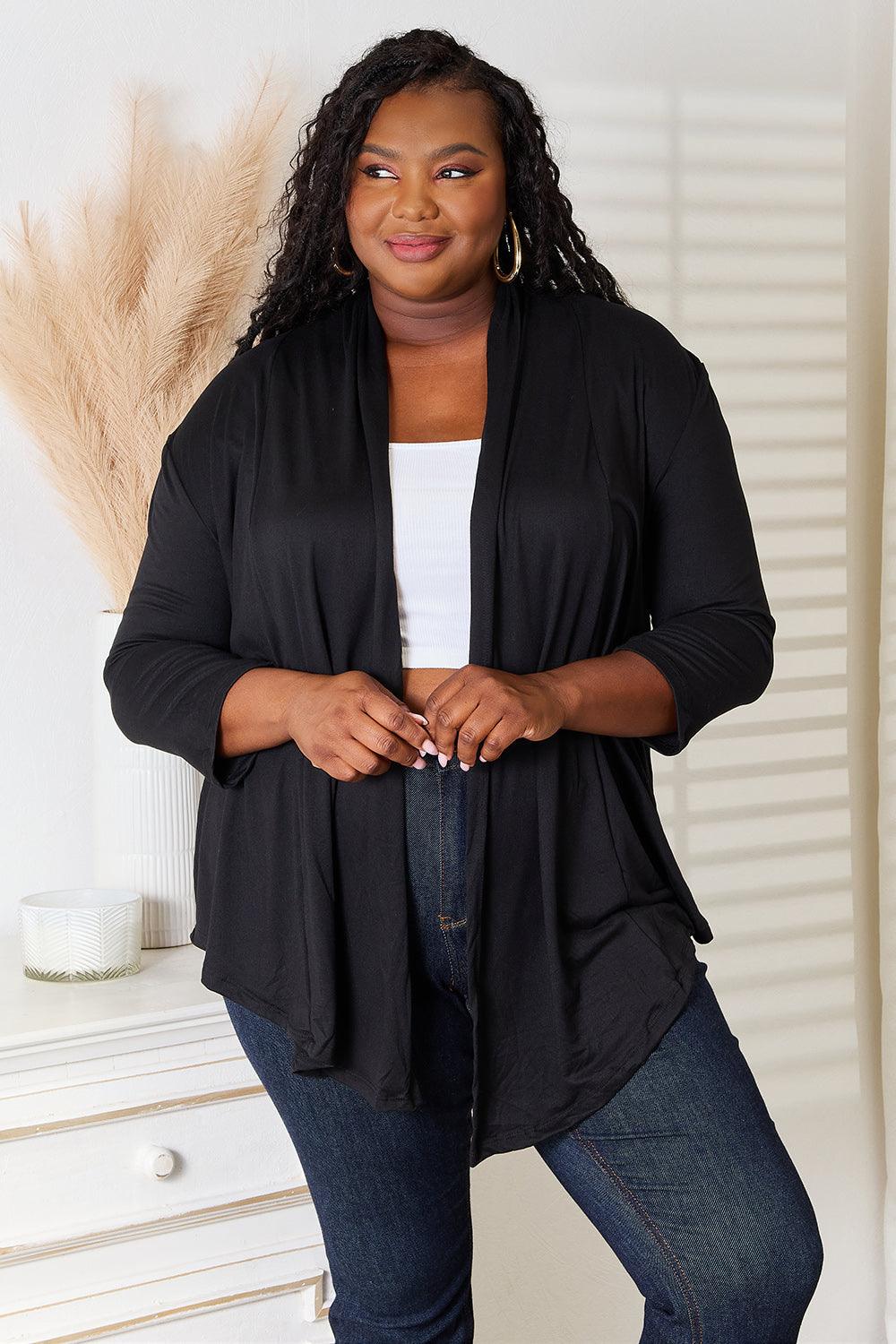 Culture Code Full Size Open Front Cardigan Carauana Store