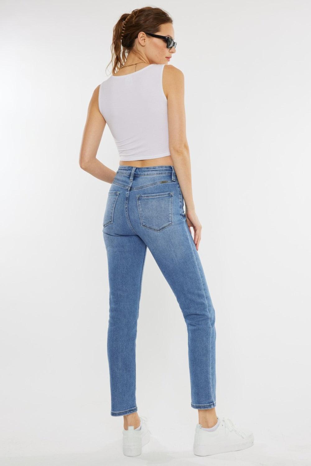 Kancan Full Size Cat's Whiskers High Waist Jeans Carauana Store