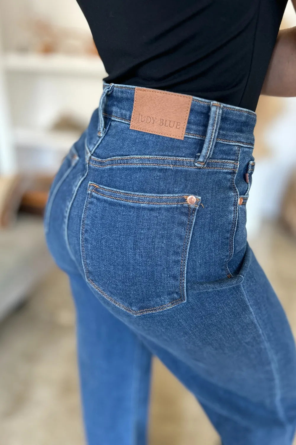 Judy Blue Full Size High Rise Straight Jeans Carauana Store