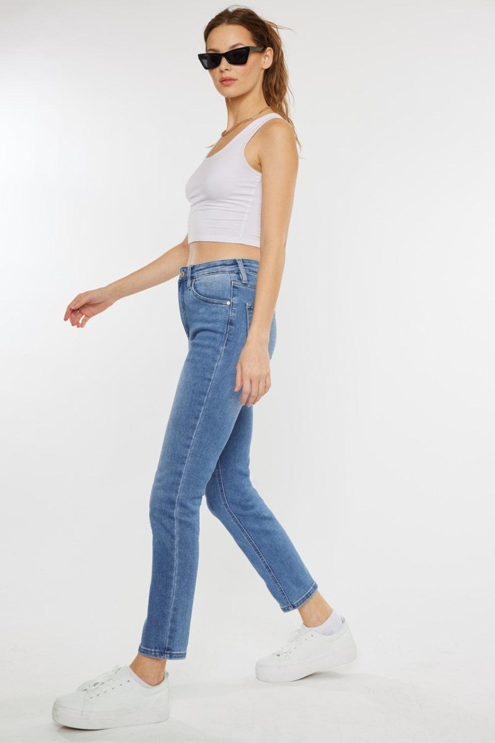 Kancan Full Size Cat's Whiskers High Waist Jeans Carauana Store