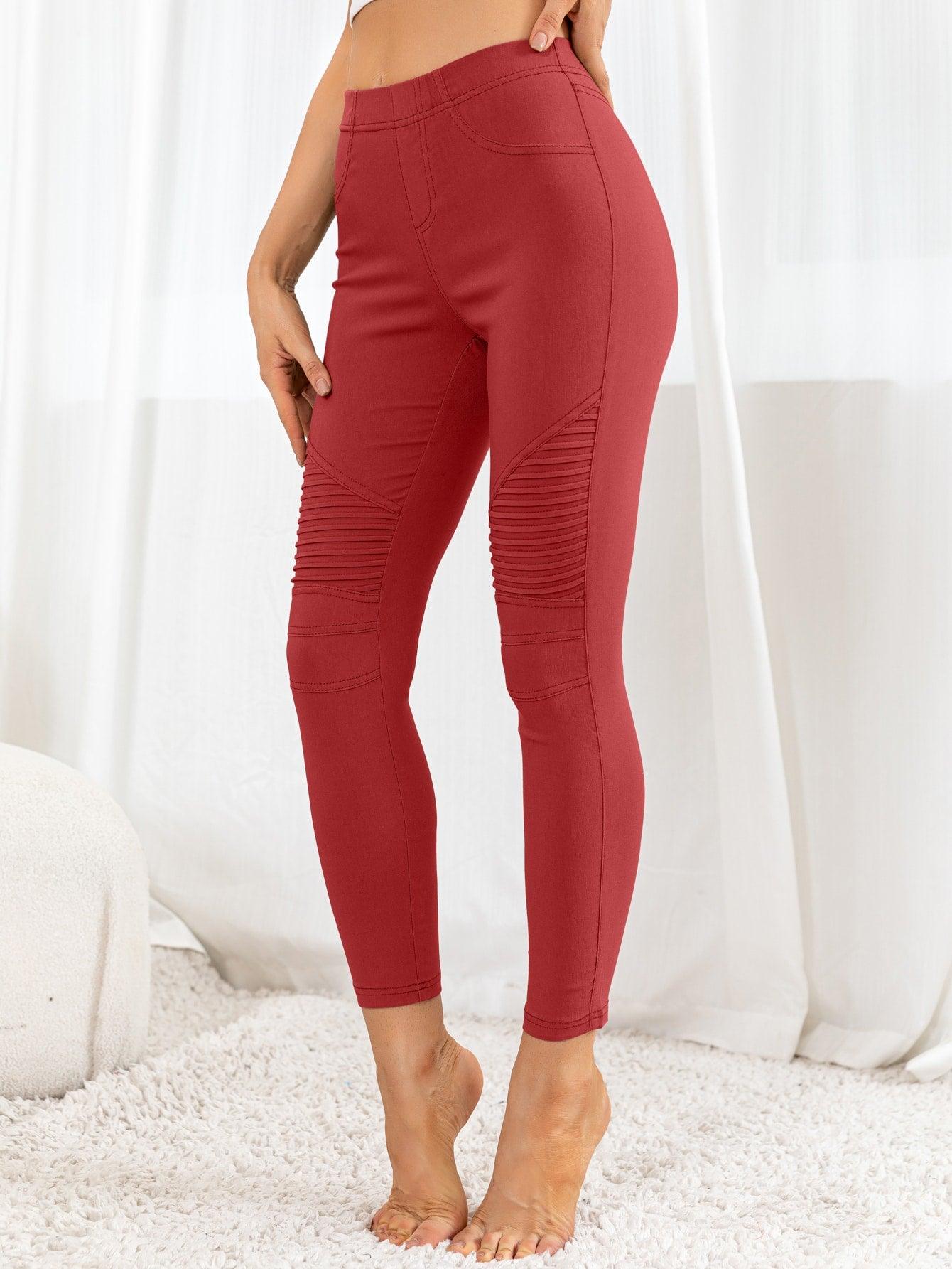 Ribbed Detail Leggings Carauana Store