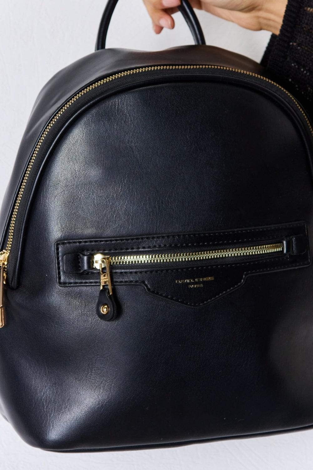 David Jones PU Leather Backpack Carauana Store