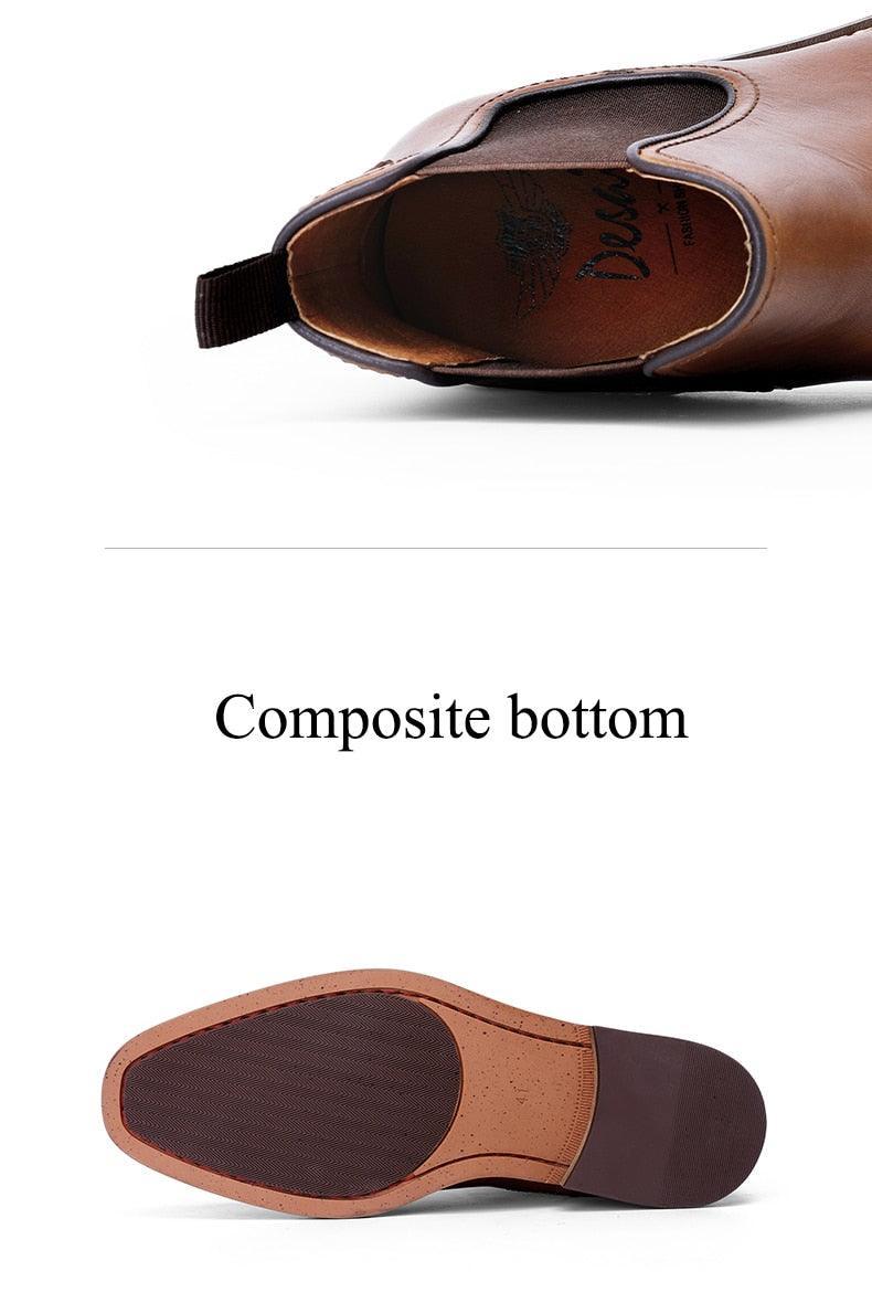 DESAI Genuine Leather elegant Boots Carauana Store