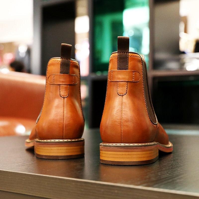 DESAI Genuine Leather elegant Boots Carauana Store