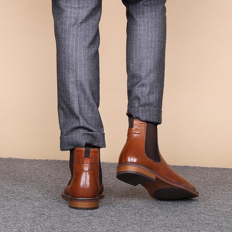 DESAI Genuine Leather elegant Boots Carauana Store