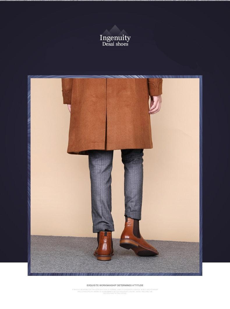 DESAI Genuine Leather elegant Boots Carauana Store
