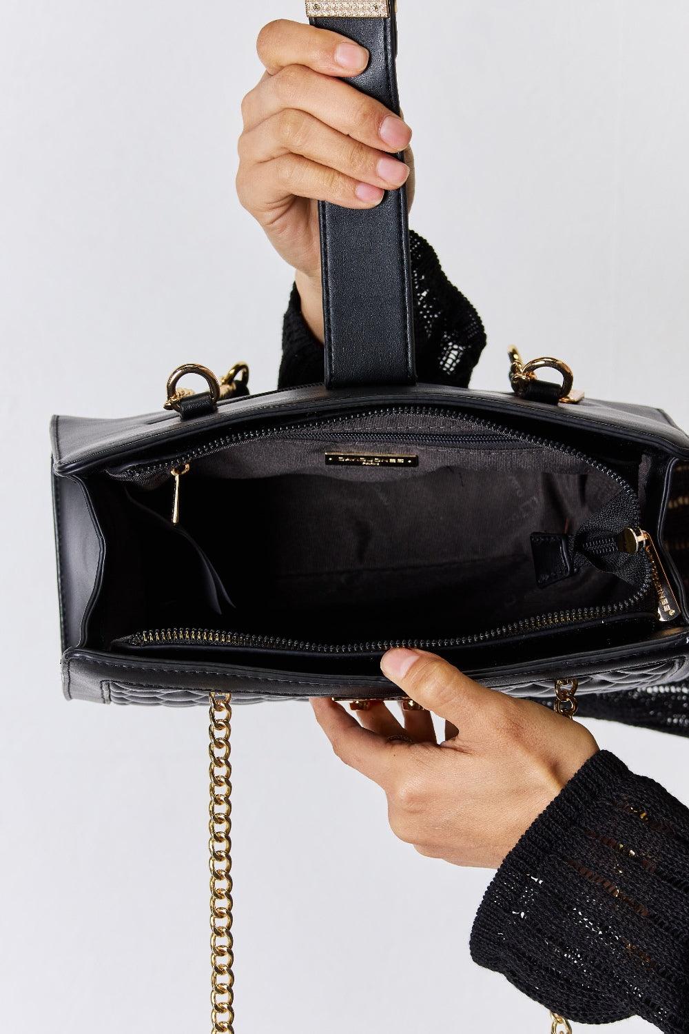 David Jones Quilted PU Leather Handbag Carauana Store
