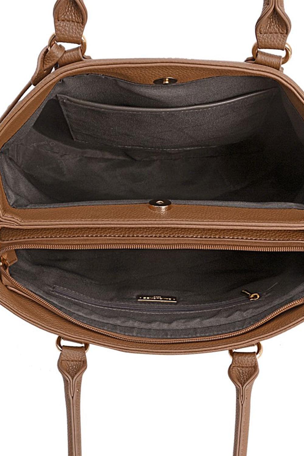 David Jones Structured Leather Handbag Carauana Store