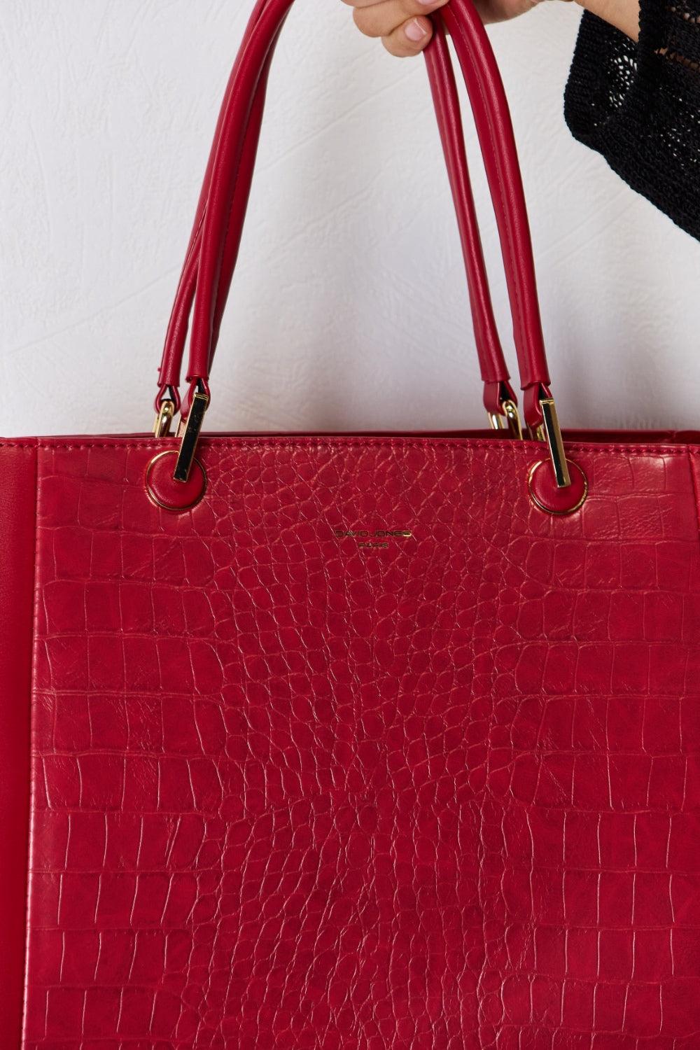 David Jones Texture PU Leather Handbag Carauana Store